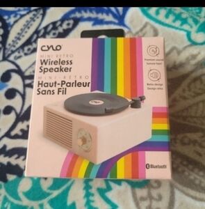 CYLO Record Player Bluetooth Speaker